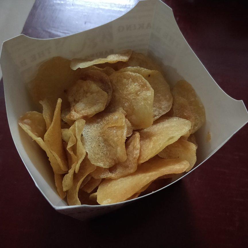 自制炸薯片，学会以后再也没买过薯片