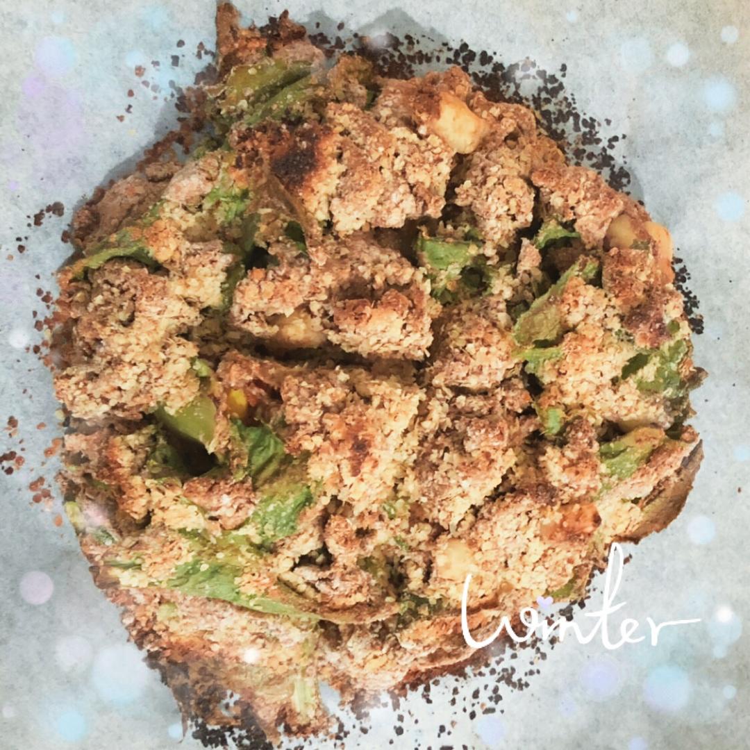 菠菜南瓜奶酪丹波面包丨健康·烘焙