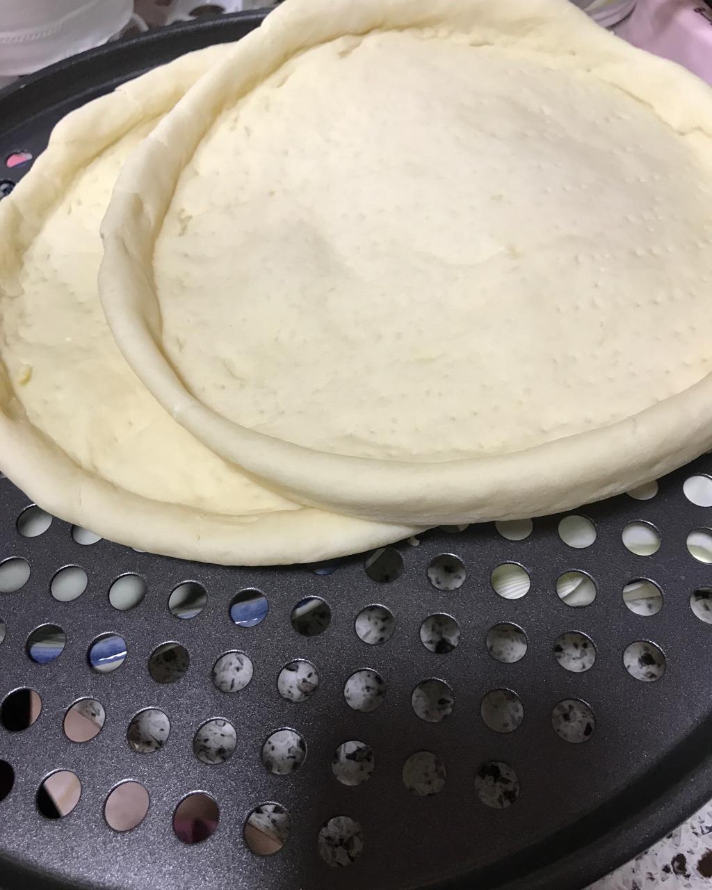 八寸披萨饼皮（四个）制作