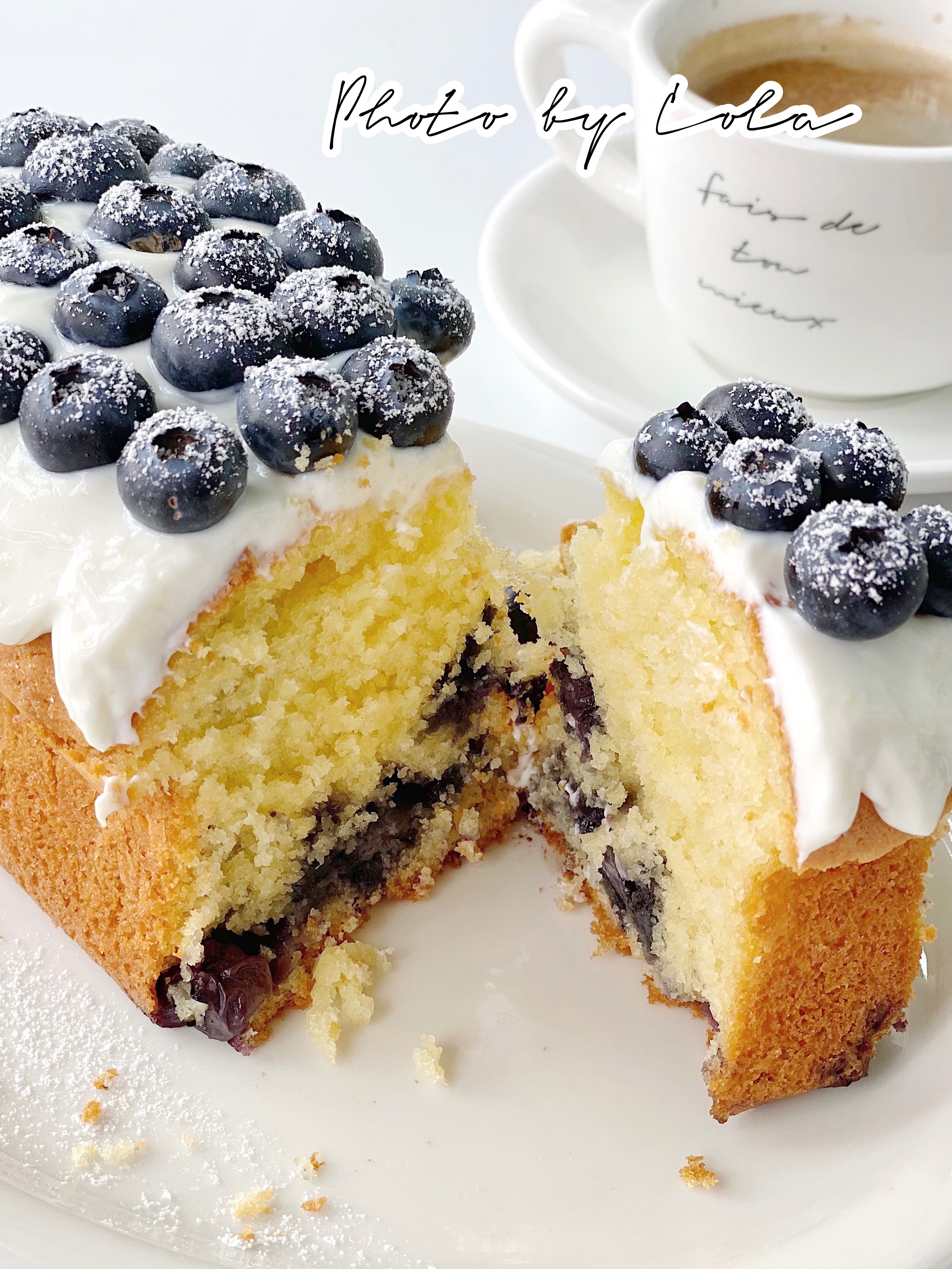 酸奶蓝莓磅蛋糕🍰搅一搅就搞定