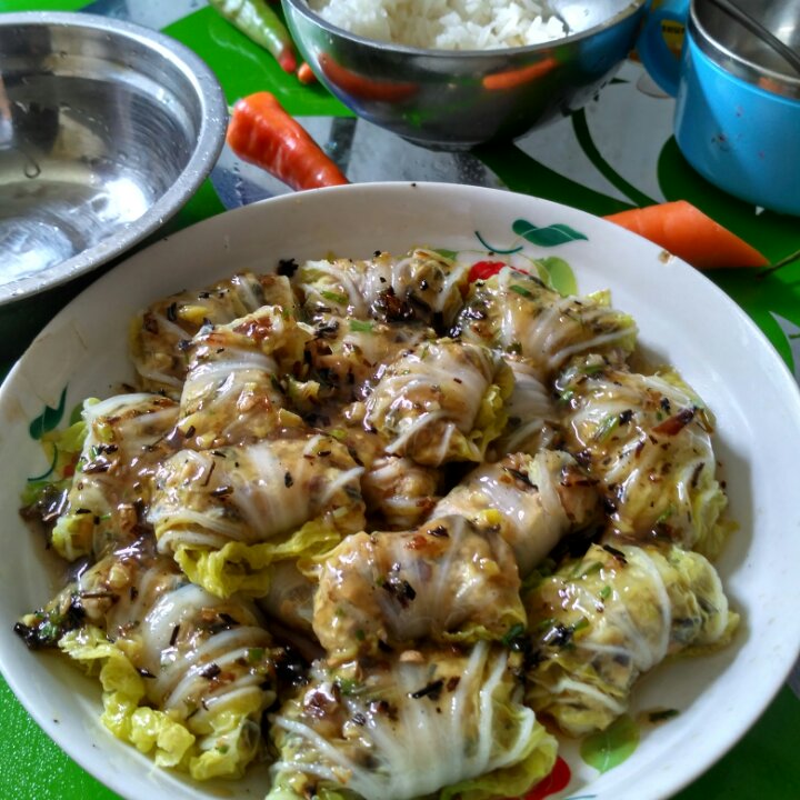肉酿白菜卷