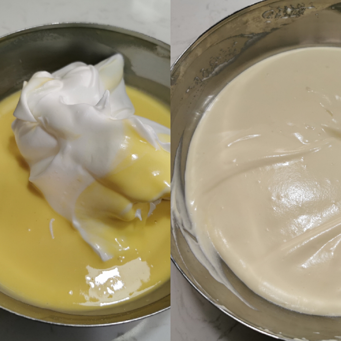 酸奶戚风蛋糕（28加深烤盘）的做法 步骤7