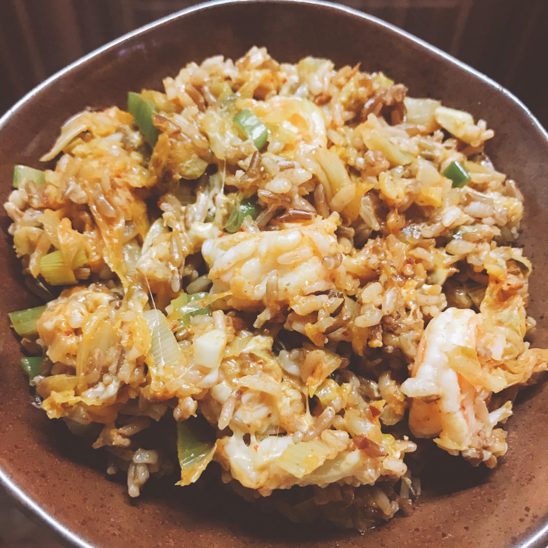 火炉火版 芝士泡菜玉米炒饭