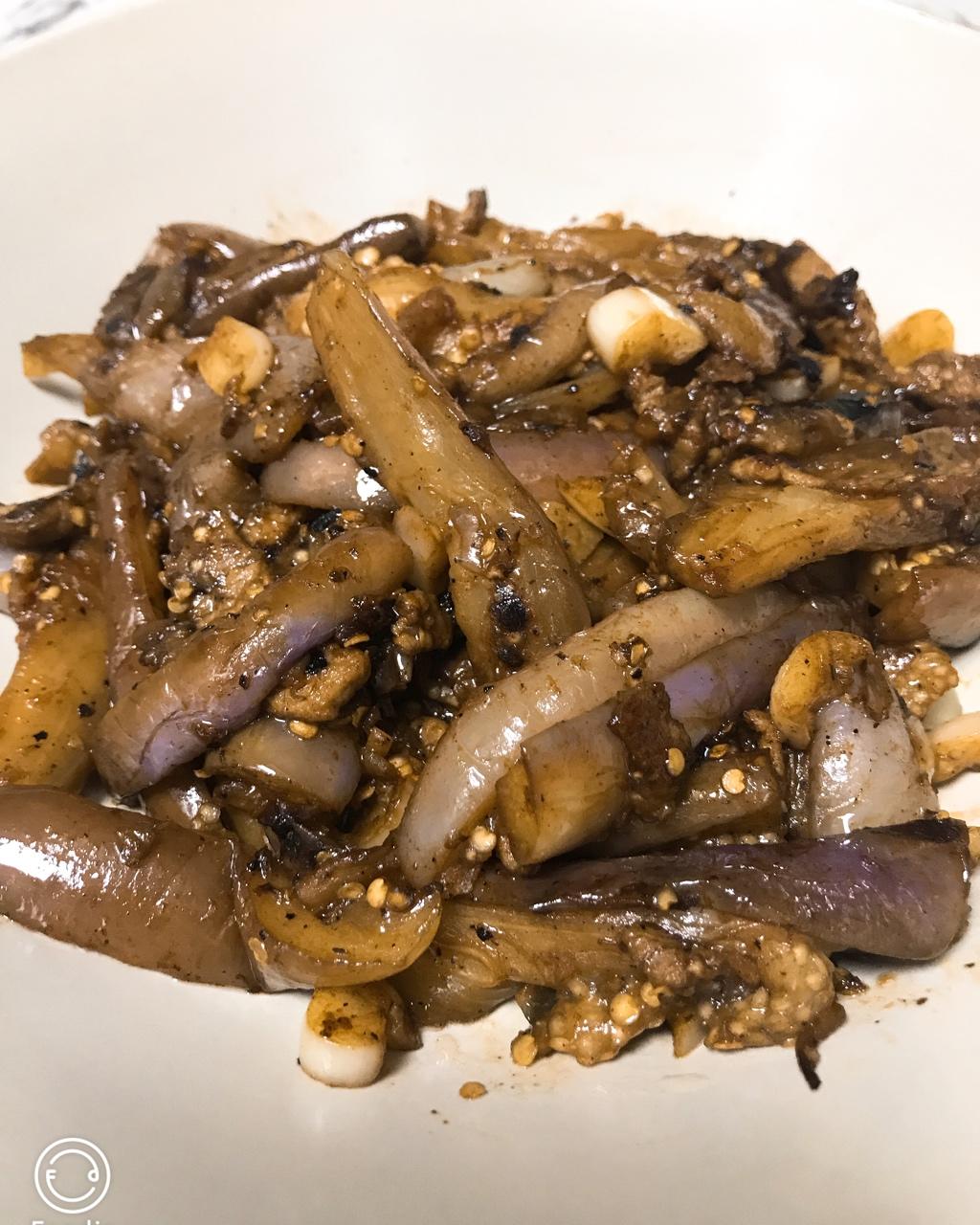 老丁的私房菜-油焖茄子