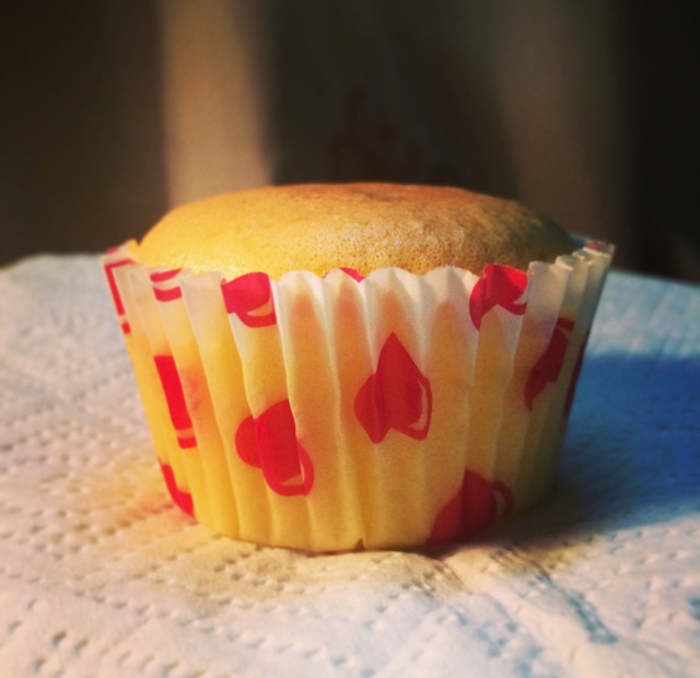 消耗淡奶油之作——淡奶油小蛋糕