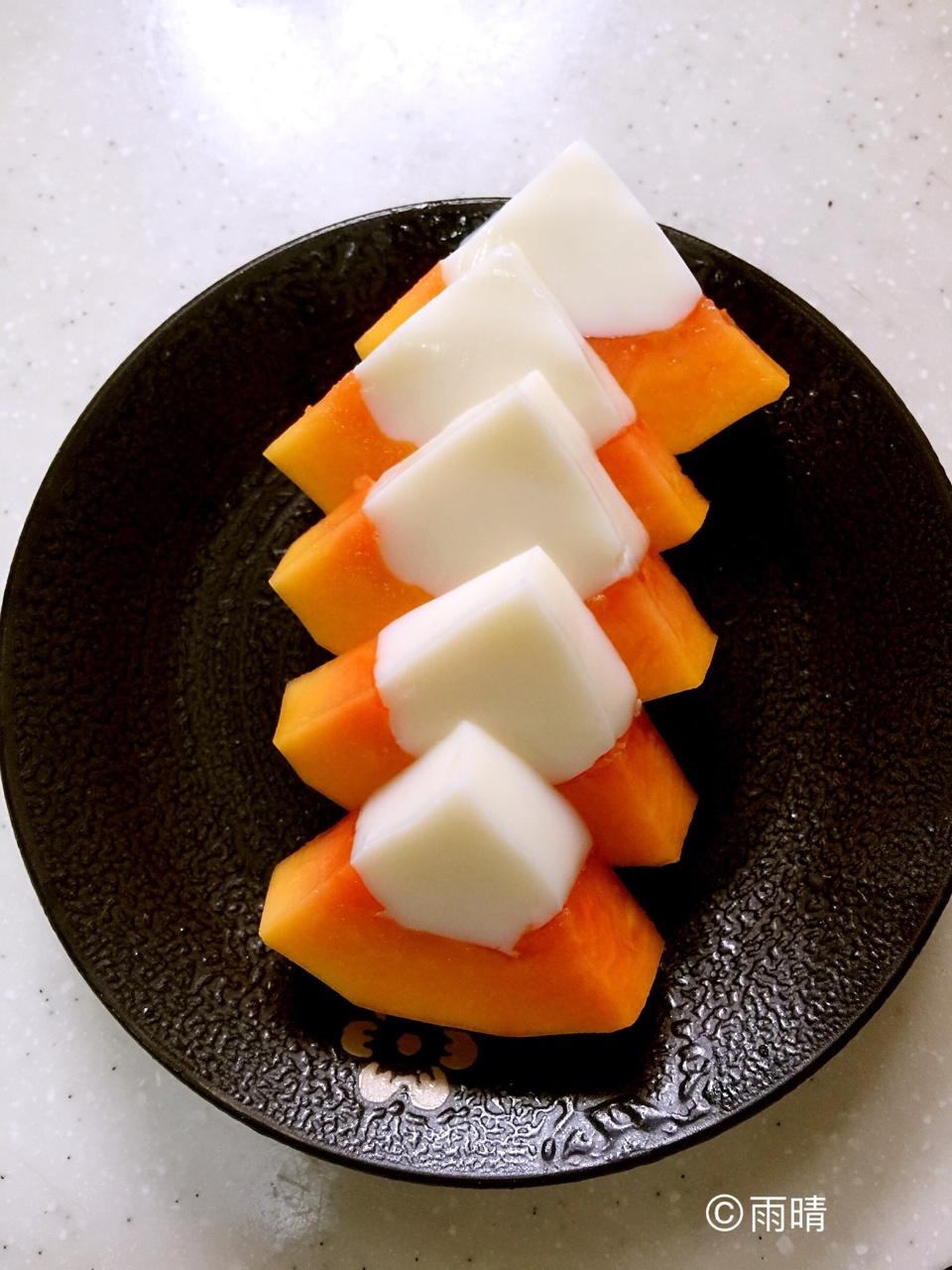 木瓜椰奶冻