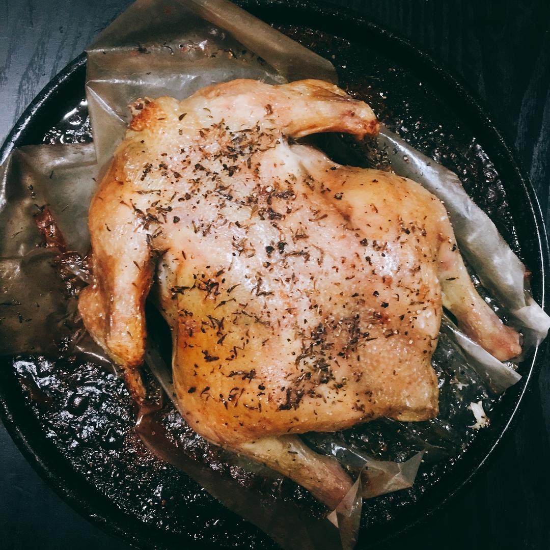 脆皮烤鸡