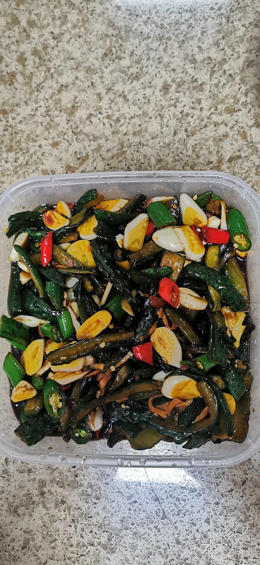 腌黄瓜（非常好吃的咸菜）