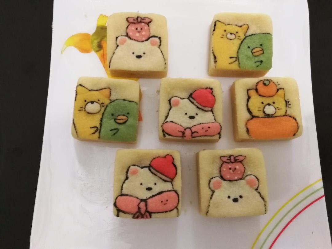 123小wen子做的新手友好|小卡通凤梨酥-角落生物篇