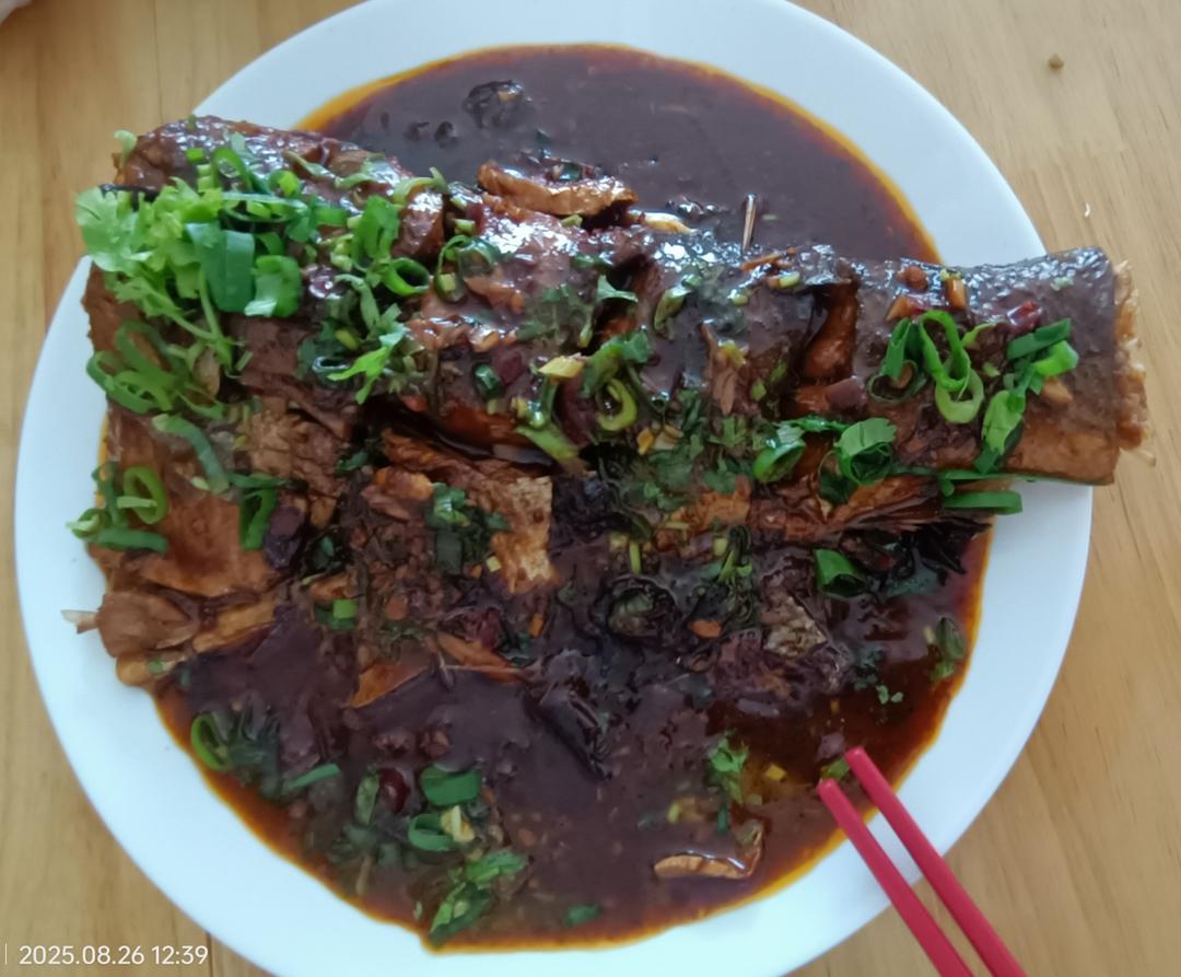 家常烧白鲢鱼
