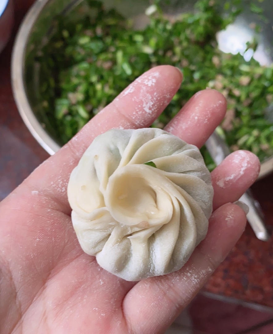 包子 单独的包包子手法,捏包子捏法 瘾n_ohbn做的