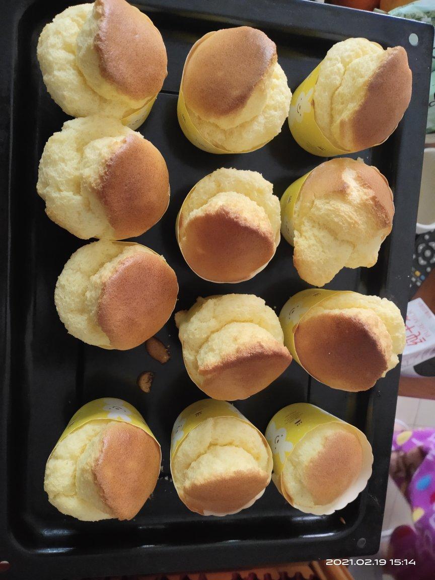 纸杯蛋糕 8寸戚风蛋糕的量