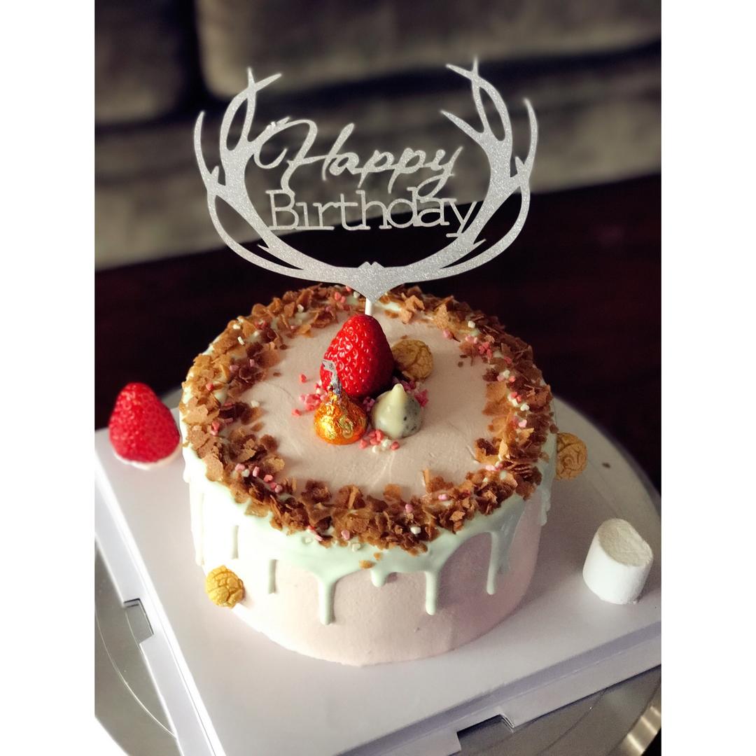 简单快手又美丽的芝士淋面