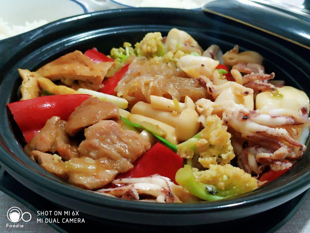 小羽私厨之墨鱼粉丝煲