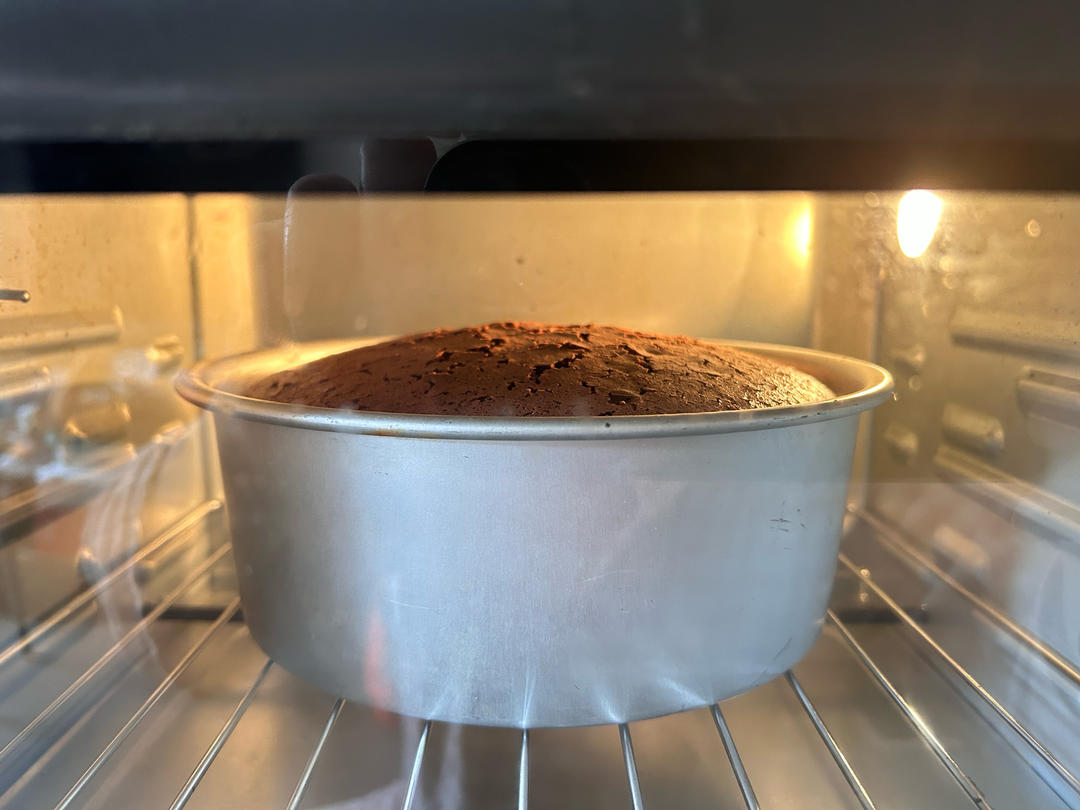 巧克力戚风蛋糕8寸