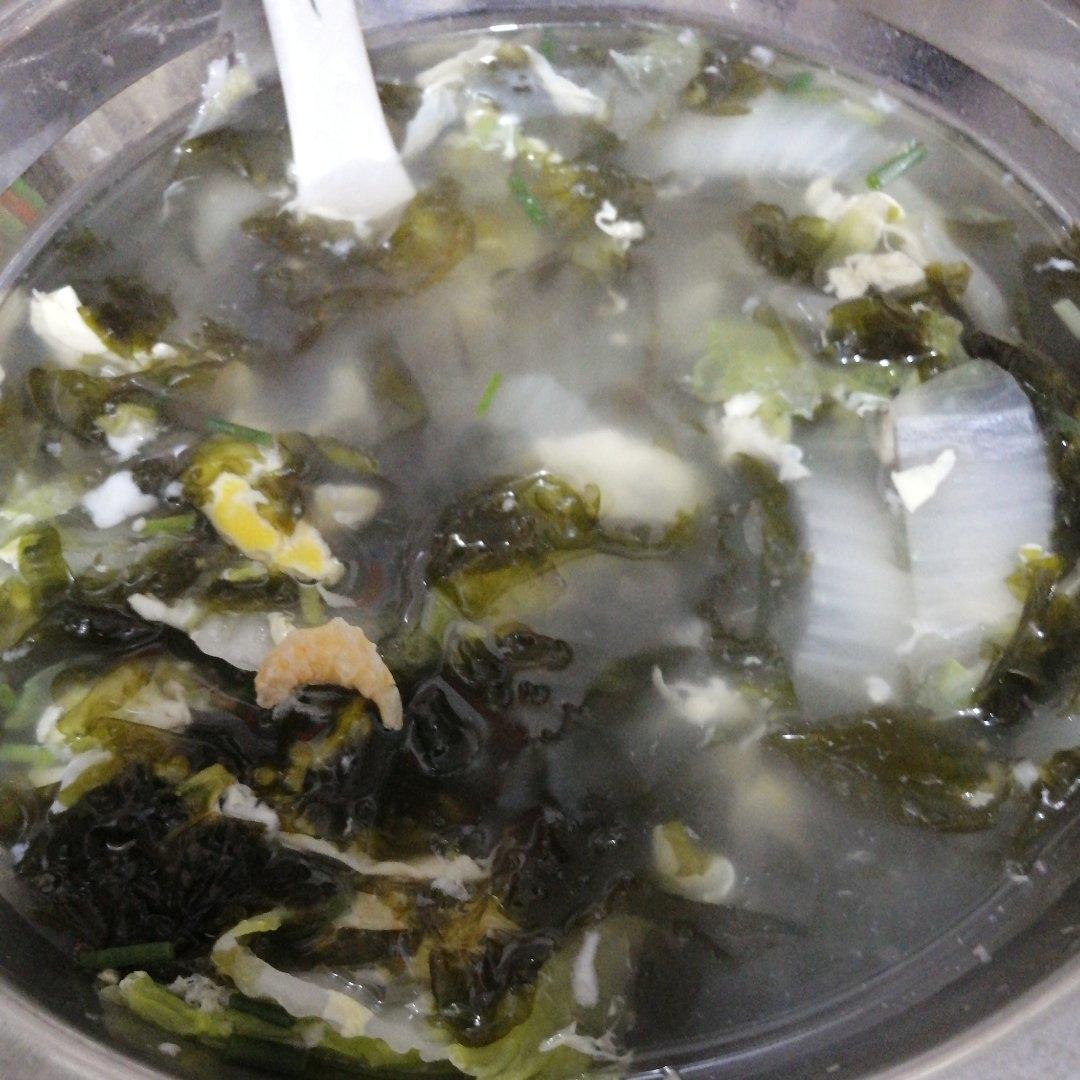 最鲜美好喝的「紫菜蛋花汤」