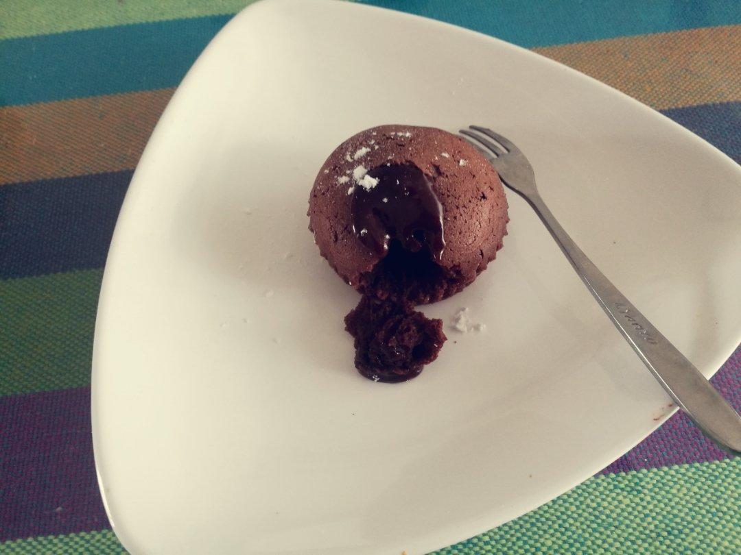 热吃会爆浆的巧克力蛋糕