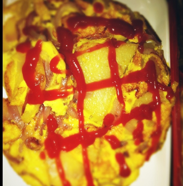 西班牙土豆煎蛋饼