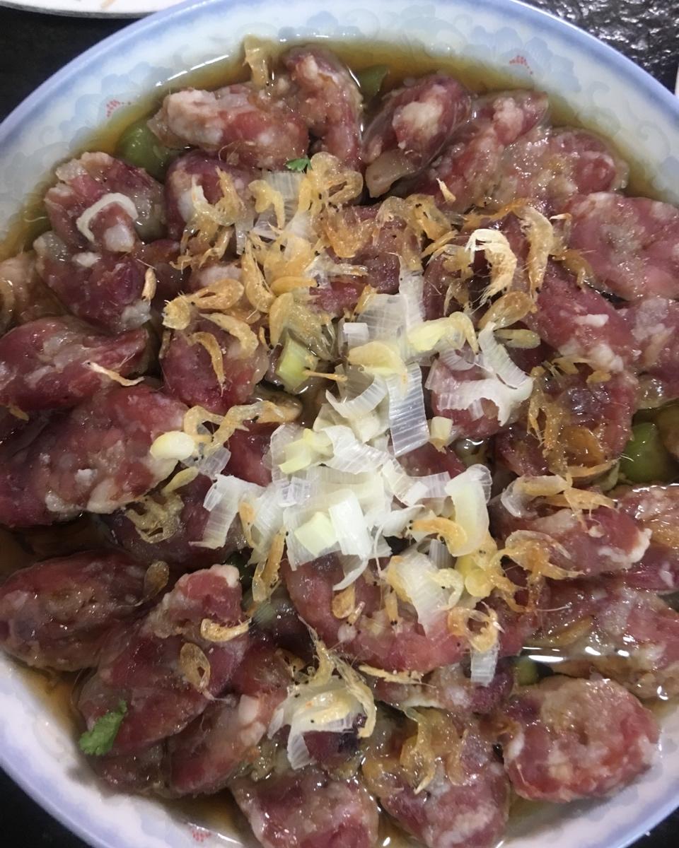 【丝瓜蒸香肠】鲜嫩美味傻瓜菜