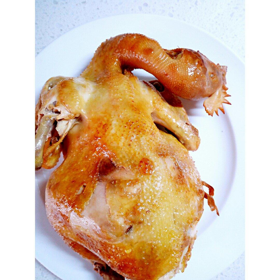 夕阳西下t做的香茶熏鸡