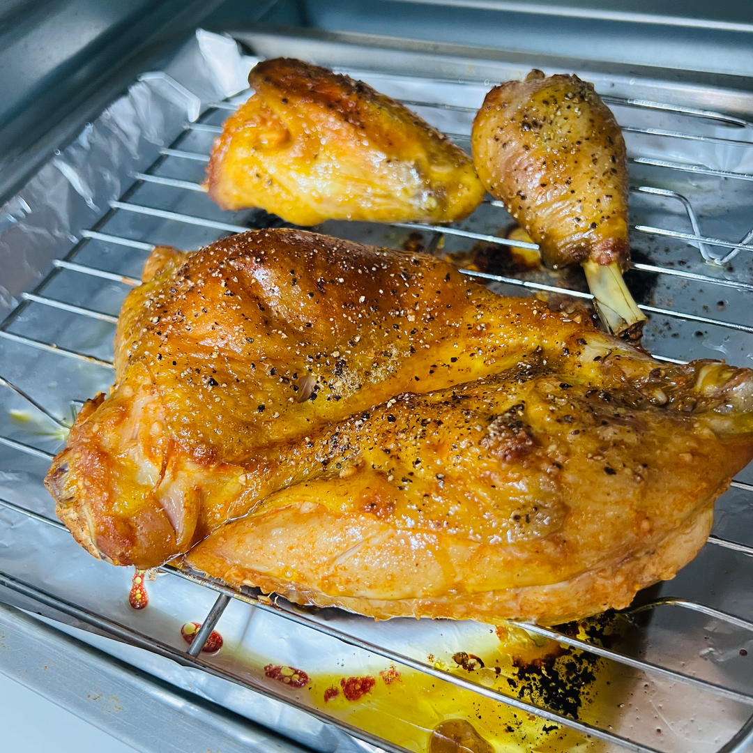 袋袋烤鸡--自制腌料+脆皮秘籍