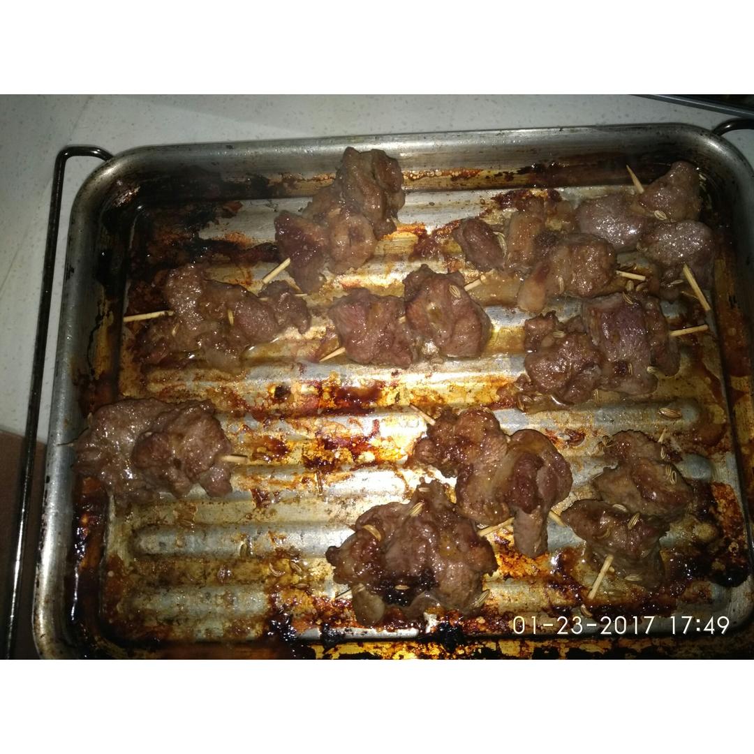 牙签羊肉 Roast Lamb Hor d'oeuvre
