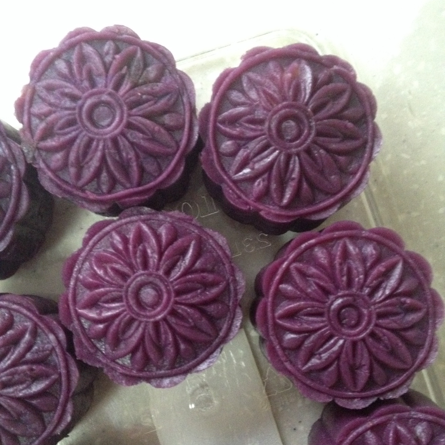 紫薯奶黄月饼（不需烤箱的月饼）