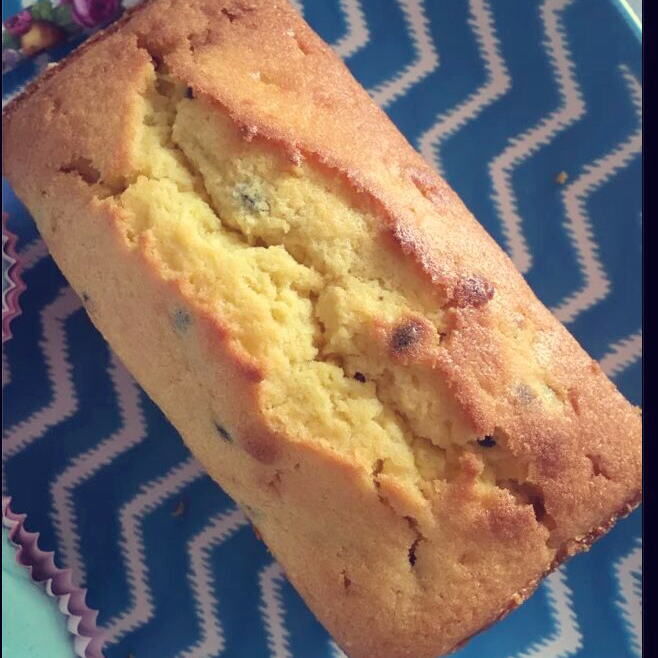 轻盈百香果磅蛋糕