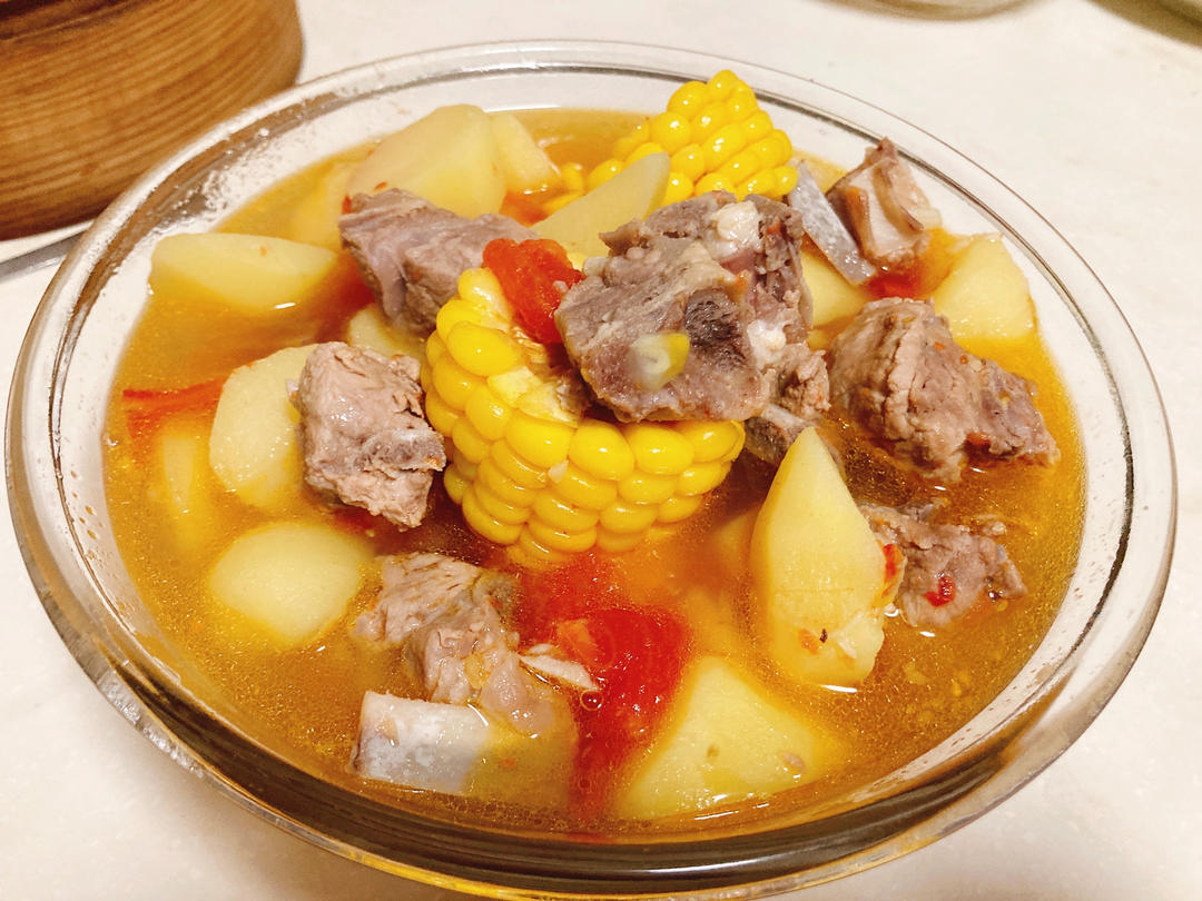 番茄土豆排骨汤