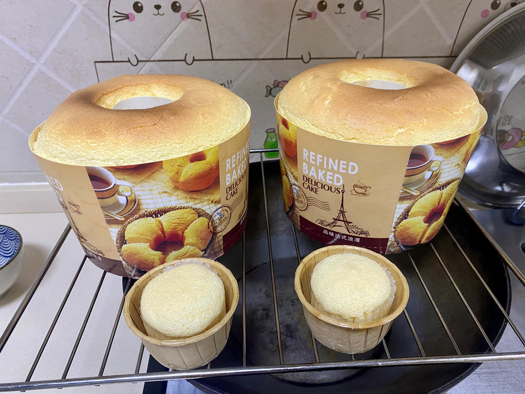 视频菜谱:原味戚风蛋糕8寸戚风蛋糕不裂