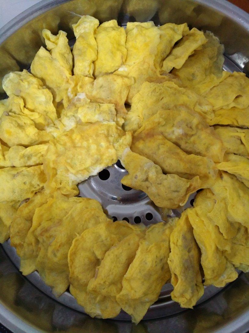 过年必备菜…蛋饺…