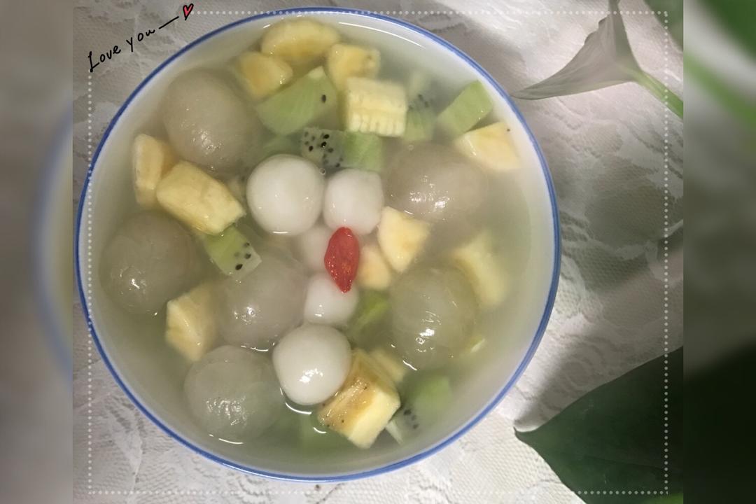堂妈教你做水果小汤圆