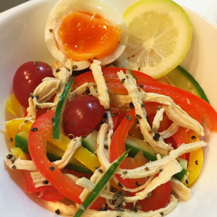 【减脂小厨房】鲜蔬鸡肉沙拉