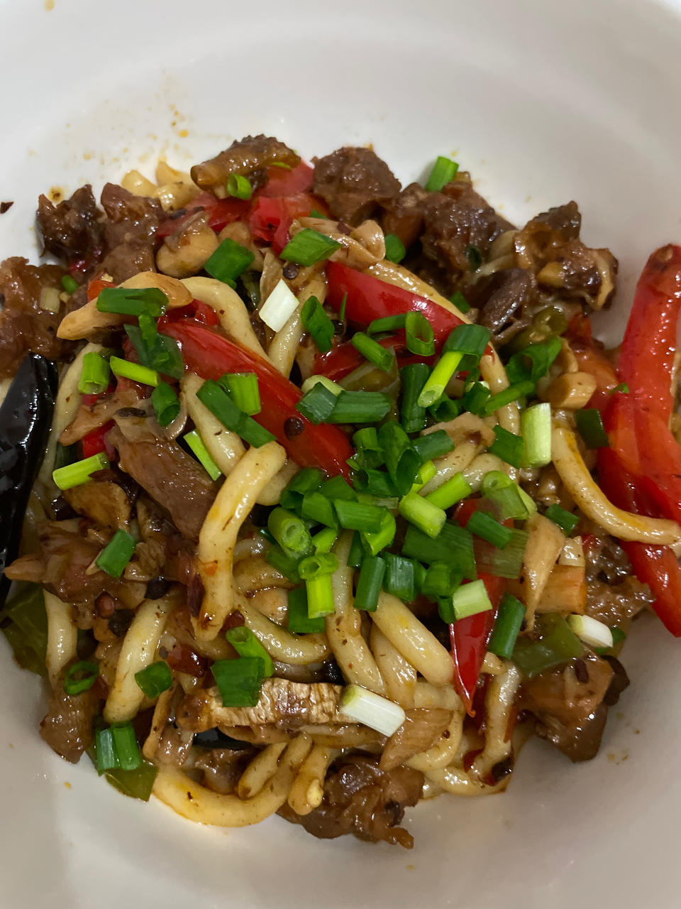 麻辣番茄鸡拌面