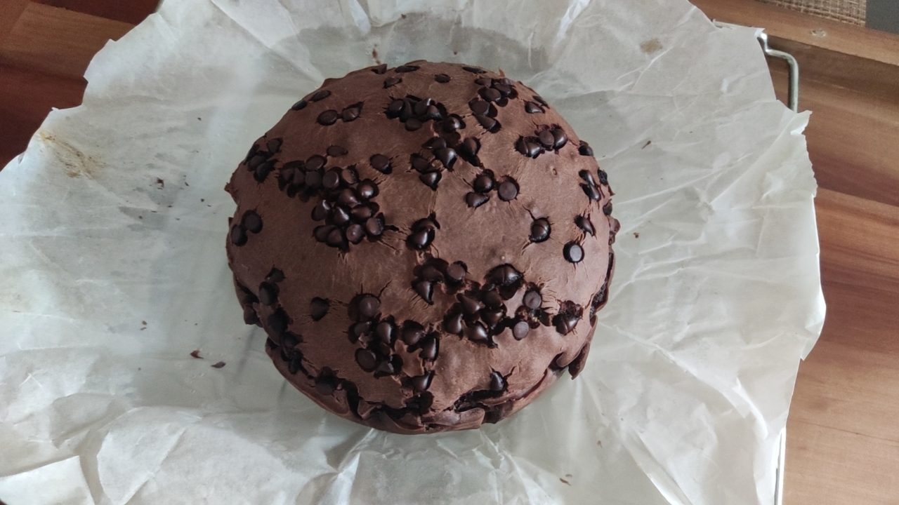 外脆里糯的巧克力脆皮烤年糕