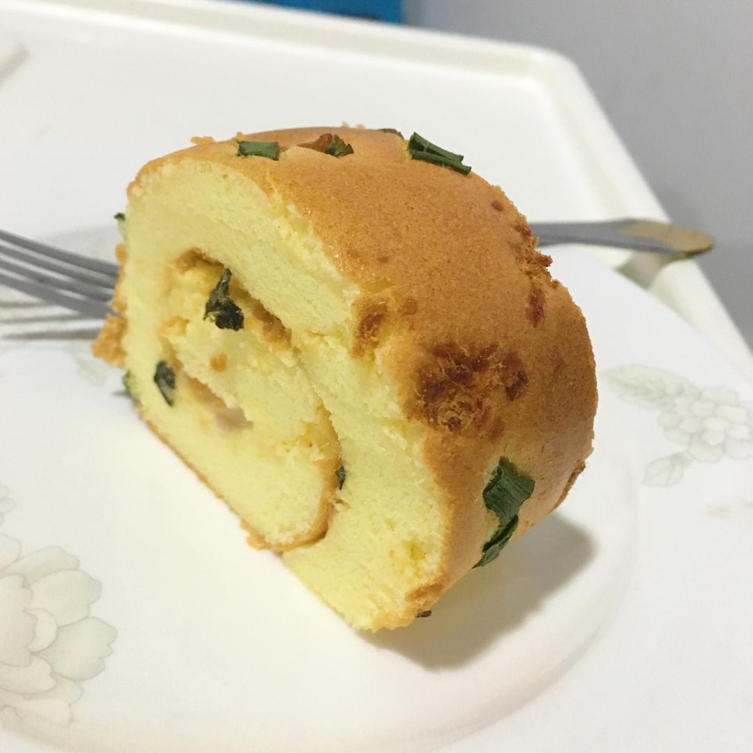 香葱肉松肥蛋糕卷～
