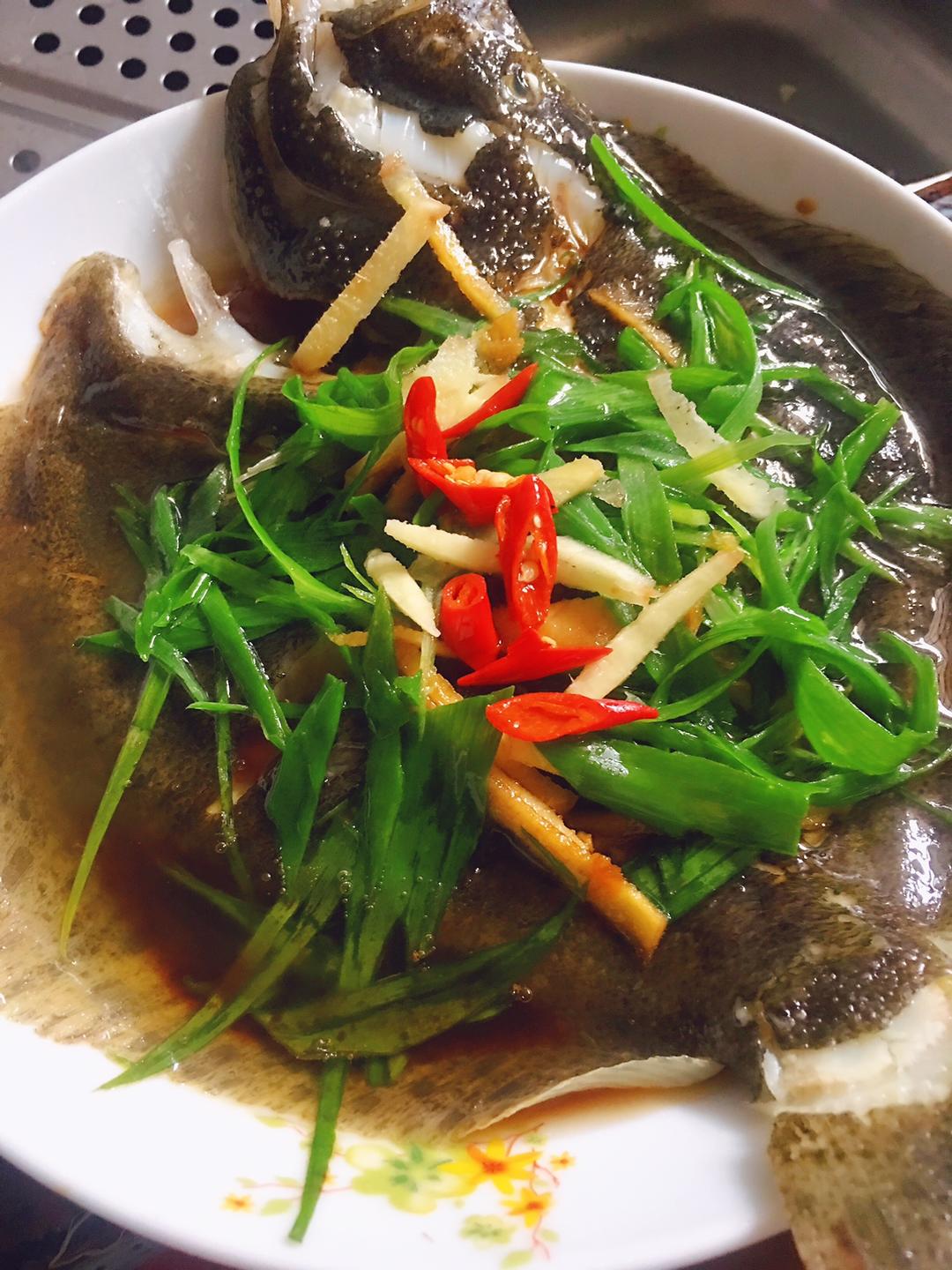 清蒸多宝鱼的做法