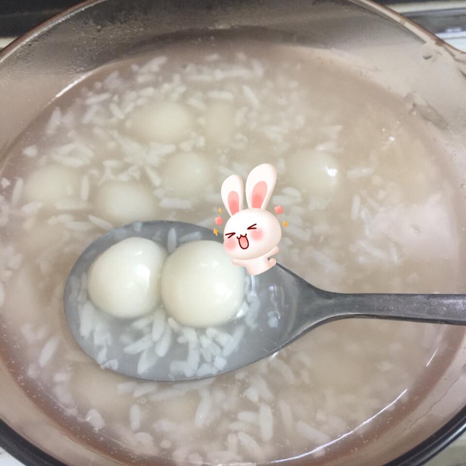 蛋花酒酿圆子