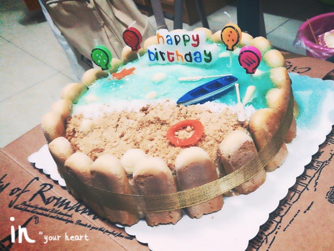 海洋酸奶慕斯蛋糕——乐众缤纷夏日烘焙大赛获奖作品