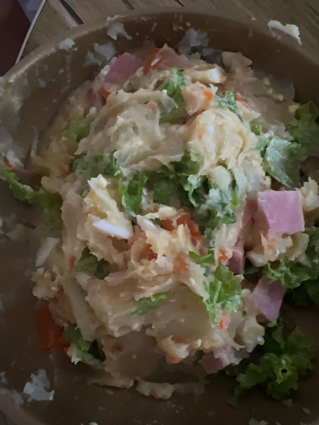 土豆泥生菜沙拉