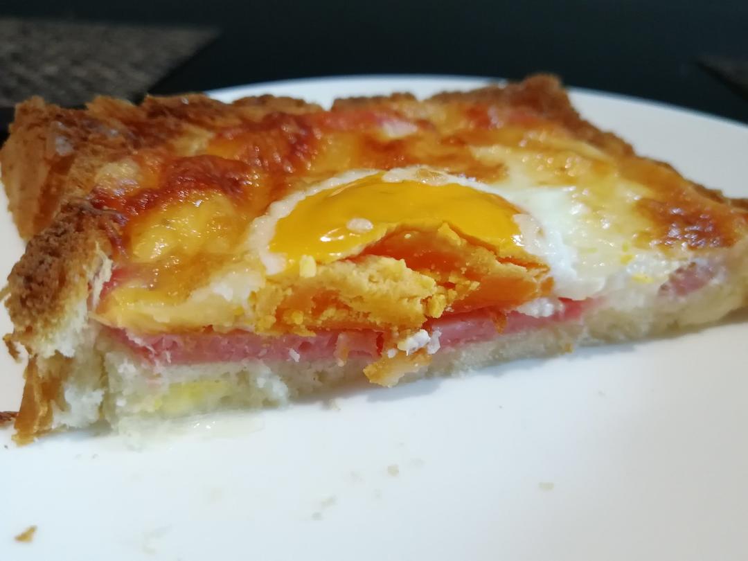 培根芝士鸡蛋面包片