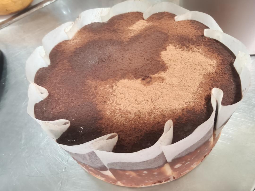 冰山熔岩巴斯克 | 巧克力脑袋福音！浓郁丝滑还流心！搅一搅就能搞定！