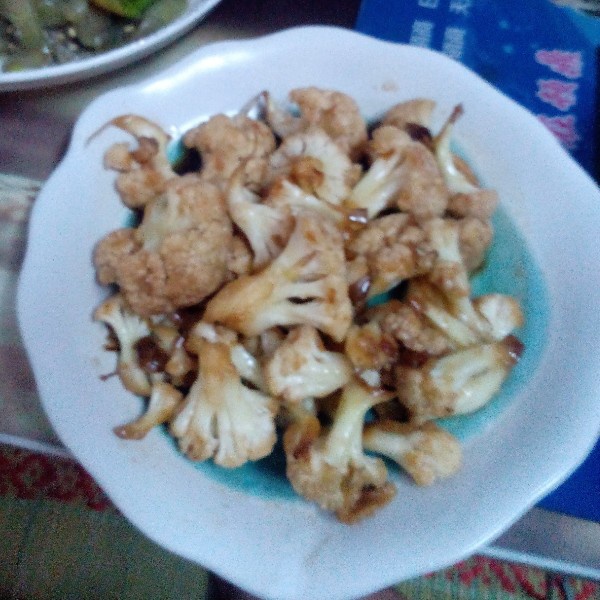 素烧菜花