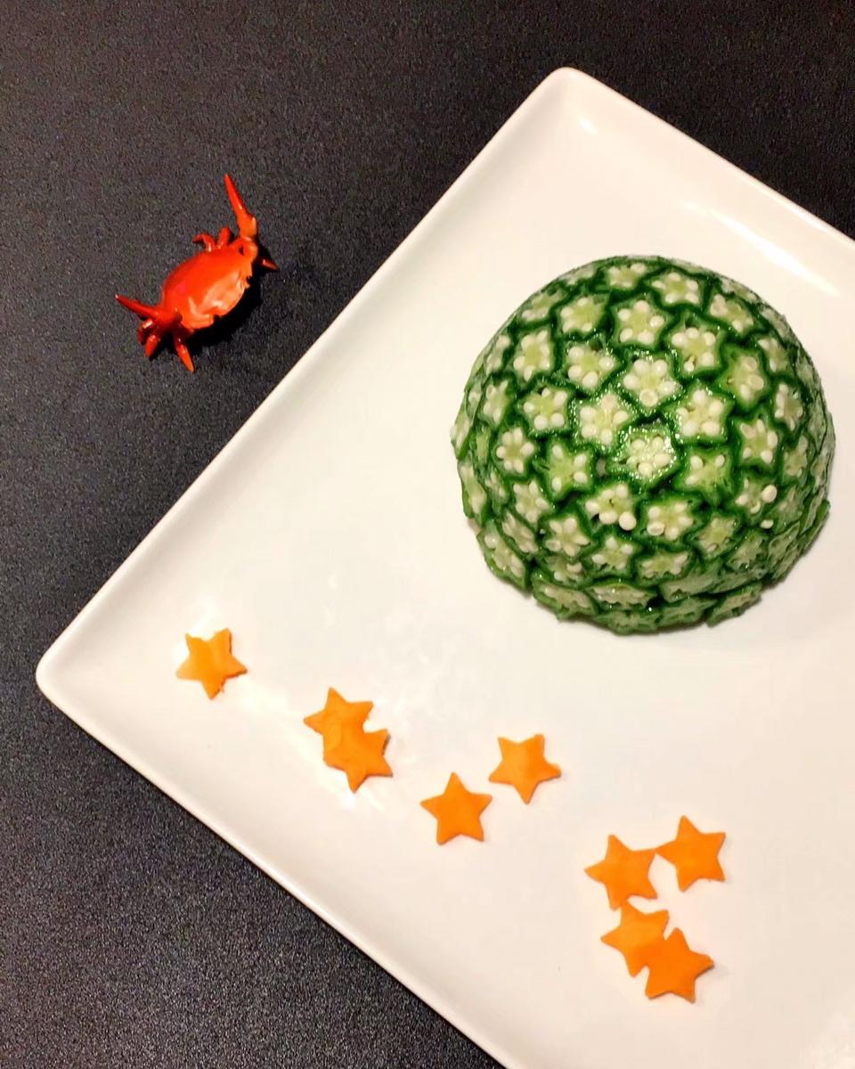 土豆泥秋葵