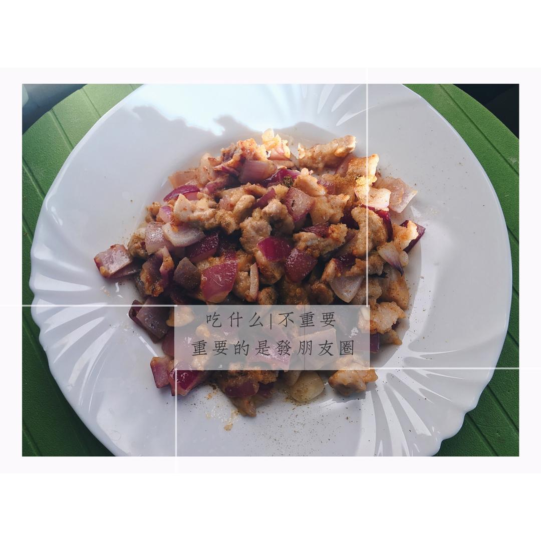 洋葱炒肉