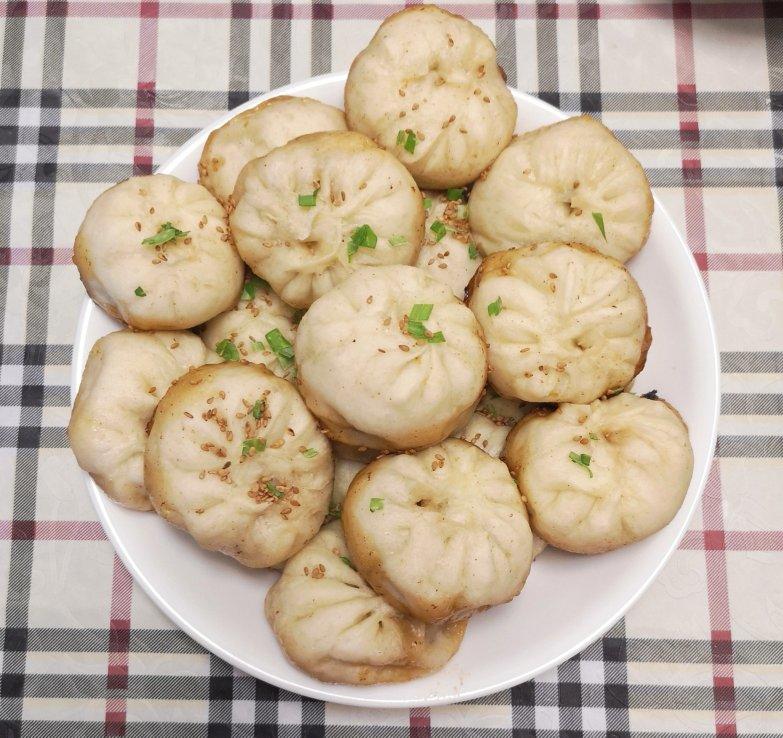 sunflower_舞做的生煎包(后附水煎包做法)