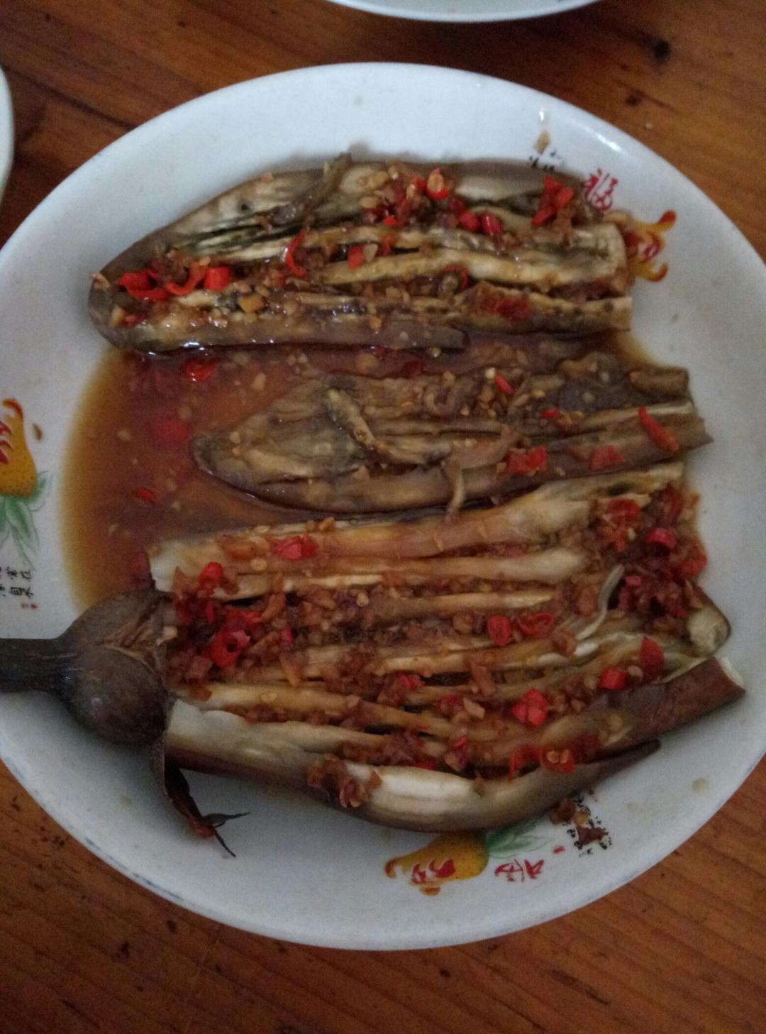 微波炉做出街头烧烤风的茄子