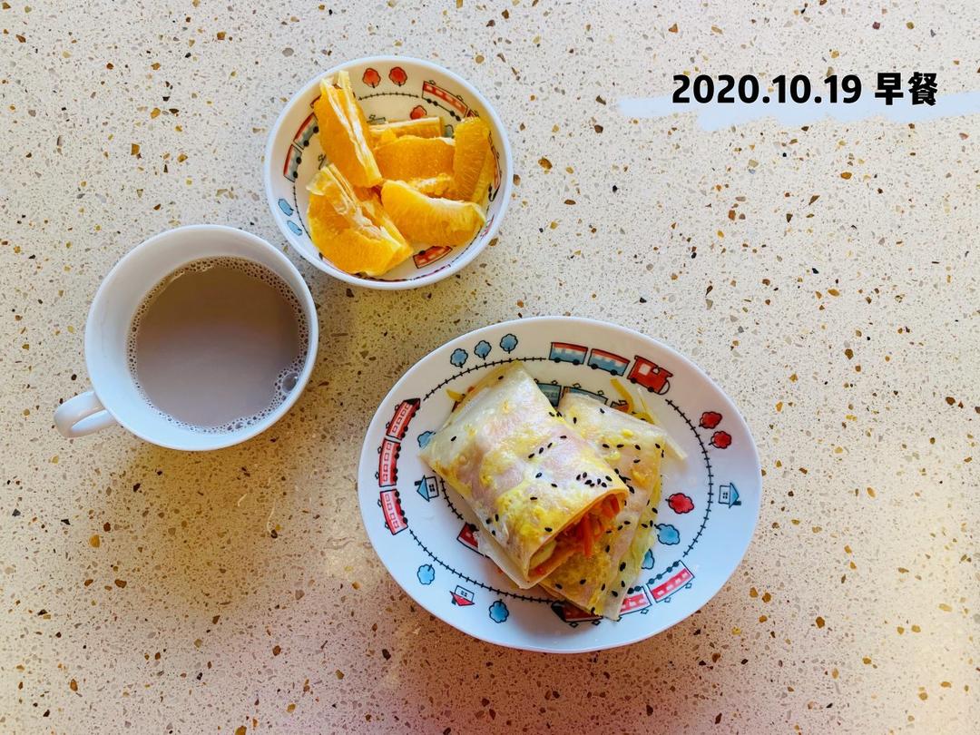 开学营养早餐鸡蛋饼 快手面食 柔软劲道 手不沾面 附细节视频详解