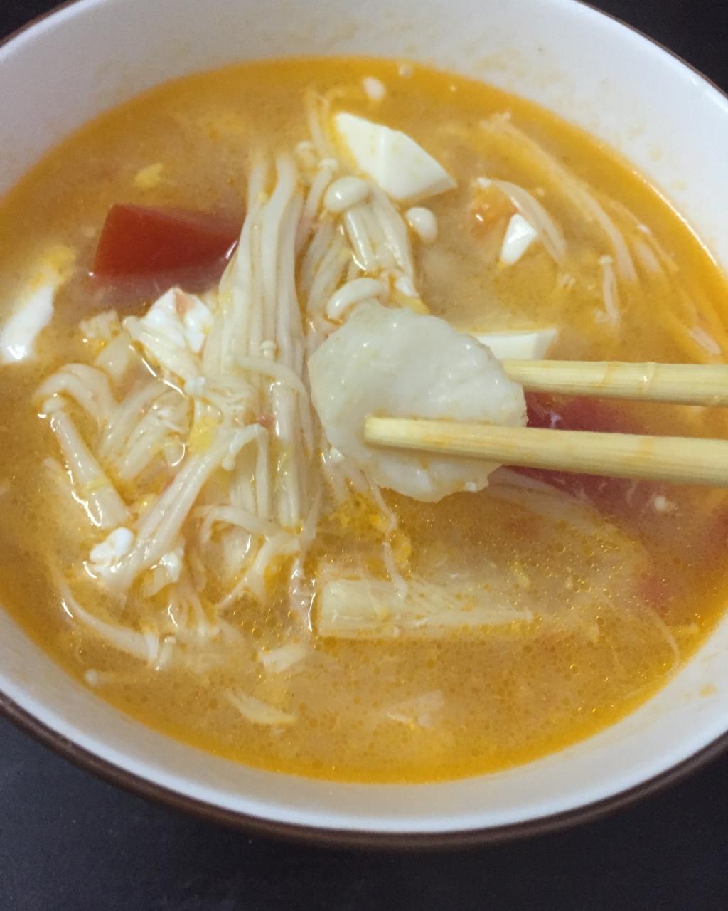番茄鱼片汤