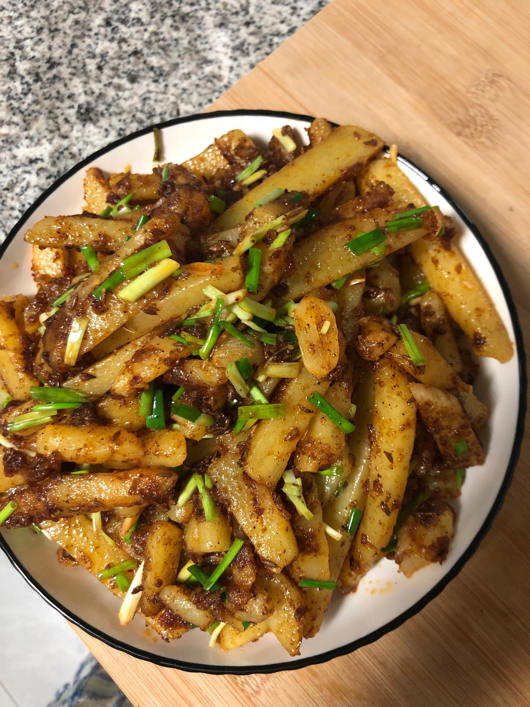 私房香辣土豆条